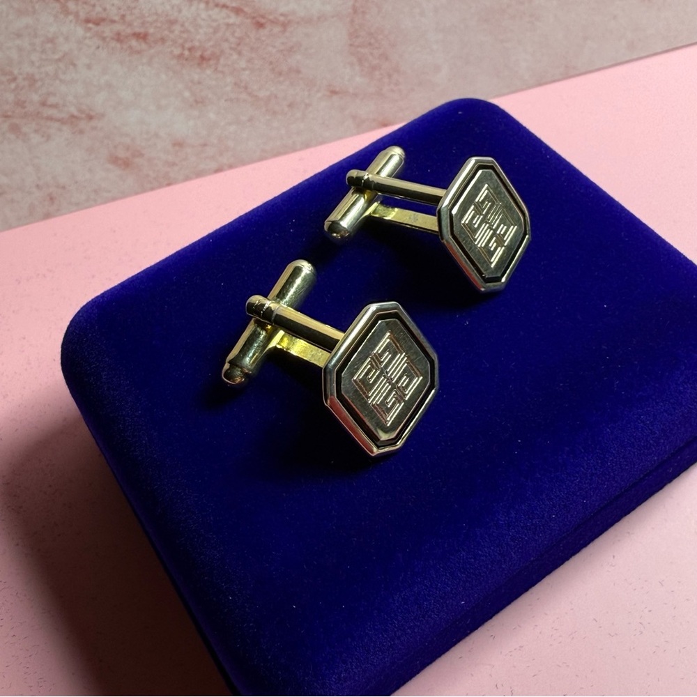 Givenchy Gold tone Cufflinks vintage